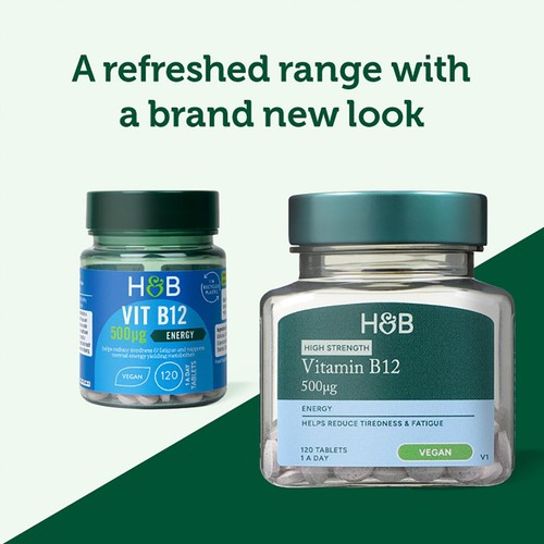 Holland & Barrett Vitamin B12 + Cyanacobalamin 500ug