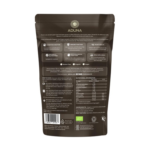 Aduna Fonio Gluten-Free Organic Super Grain