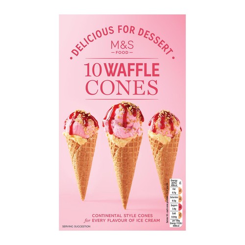 M&S 10 Waffle Cones