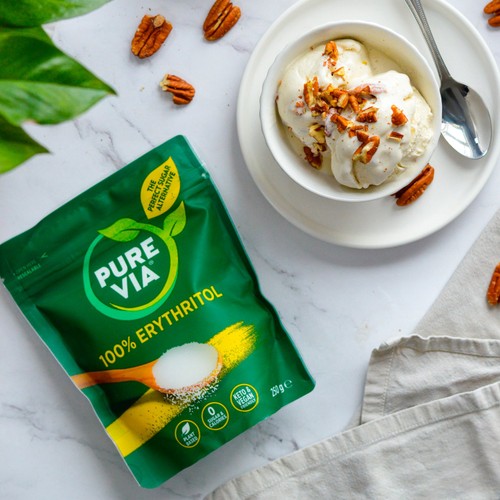 Pure Via 100% Erythritol Keto Sweetener Granules 
