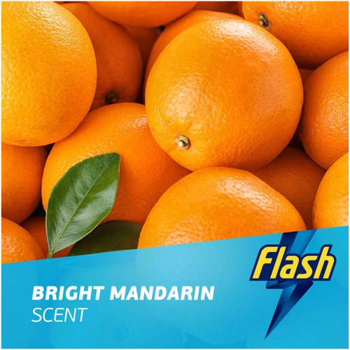 Flash Spray Wipe Done Bright Mandarin Cleaning Spray
