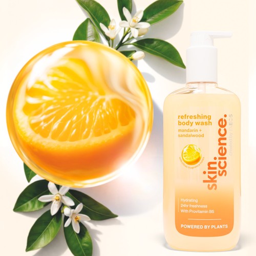 INEOS Skin Science Mandarin & Sandalwood Body Wash