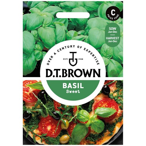 Mr Fothergills Seeds - D.T. Brown Basil Sweet