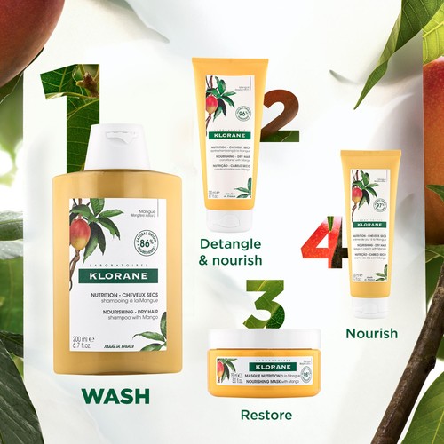 Klorane Nourishing Shampoo with Mango for Dry Hair