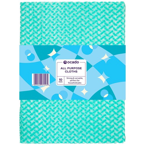 Ocado 10 All Purpose Cloths