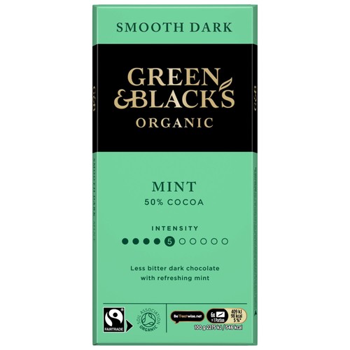 Green & Black's Organic Mint Dark Chocolate Bar