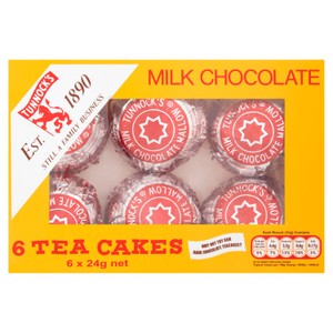 Milk Chocolate Tea Cakes 10 x 24g