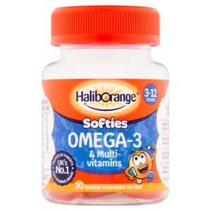 Haliborange Multivitamin with Omega-3 Orange Softies 60s