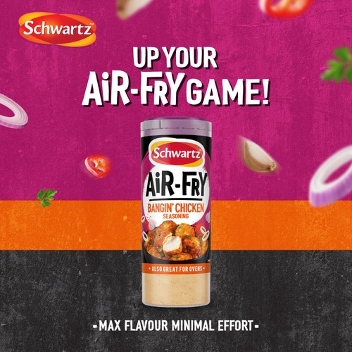 Schwartz Air Fryer Bangin' Chicken Seasoning Drum