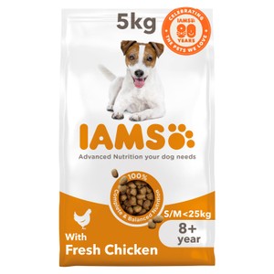 IAMS Advanced Nutrition Senior Dog Food Large Breed with Fresh Chicken