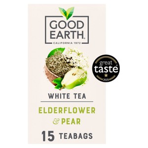 Good Earth Teabags White Tea Elderflower and Pear