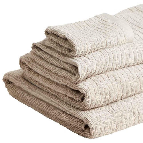 M&S Cotton Quick Dry, Face Towels, Stone