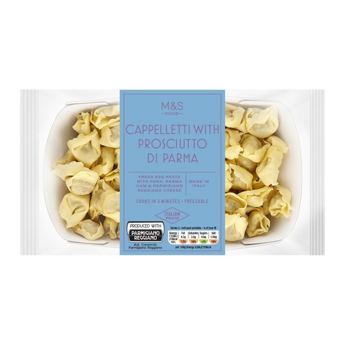 M&S Cappelletti with Parma Ham