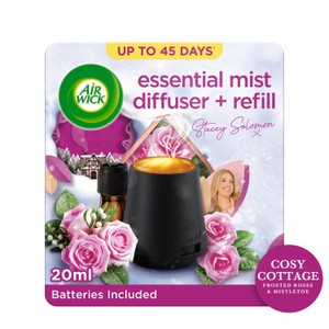 Airwick Essential Mist Kit Cosy Cottage Frosted Roses & Snowberry