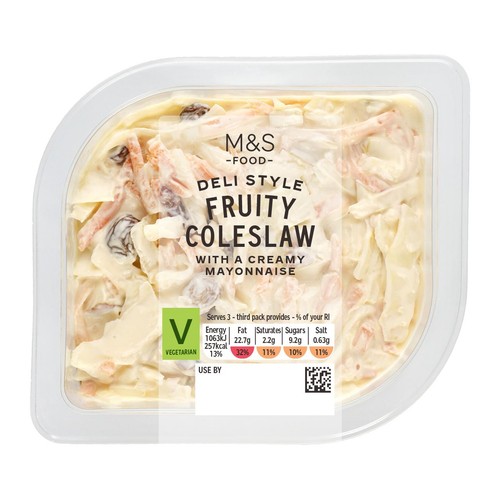 M&S Fruity Deli Style Coleslaw