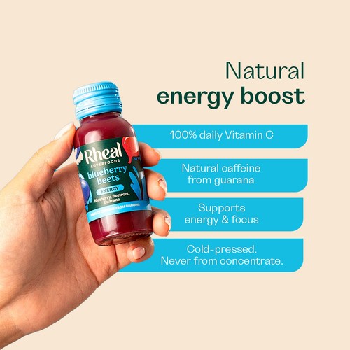Rheal Superfoods Blueberry Beets Energy Shot