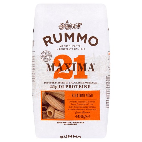 Rummo Organic Protein Rigatoni Pasta No.50