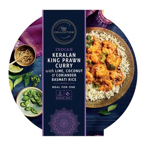 M&S Collection Keralan King Prawn Curry With Basmati Rice