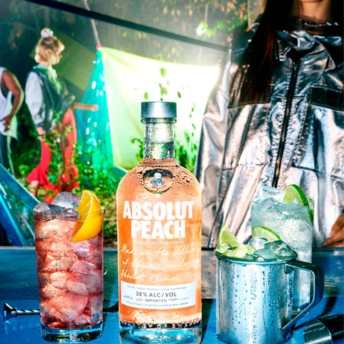 Absolut Peach Flavoured Swedish Vodka