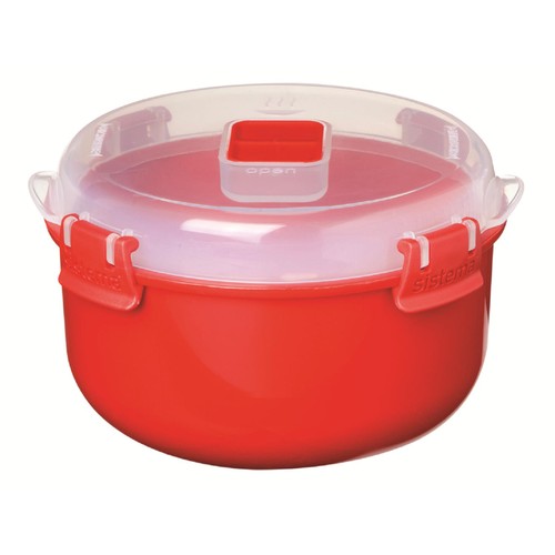 Sistema Microwave Bowl Food Container with Steam Vent 915ml