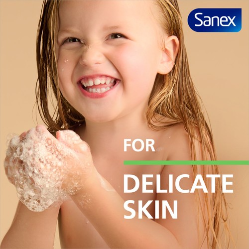 Sanex Zero% Kids Sensitive Bubble Bath and Body Wash Shower Gel