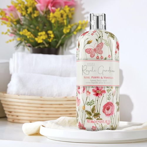 Baylis & Harding Royale Garden Rose, Poppy & Vanilla Body Wash