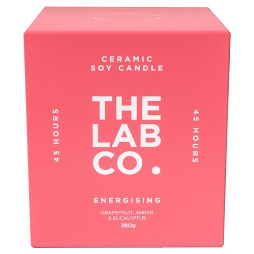 The Lab Co. Energising Ceramic Boxed Candle