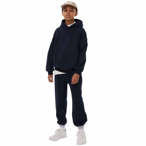 M&S Elevated Essential Plain Jogger, 8-9 Years, Navy