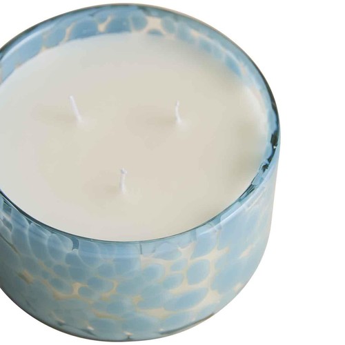 M&S Seasalt & Cedar Confetti 3 Wick Candle, Blue