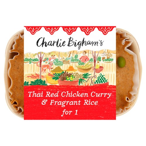 Charlie Bigham's Thai Red Curry & Fragrant Rice for 1