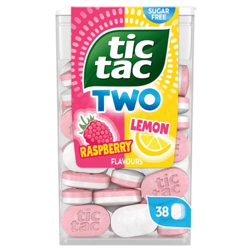 Tic Tac Two Raspberry and Lemon