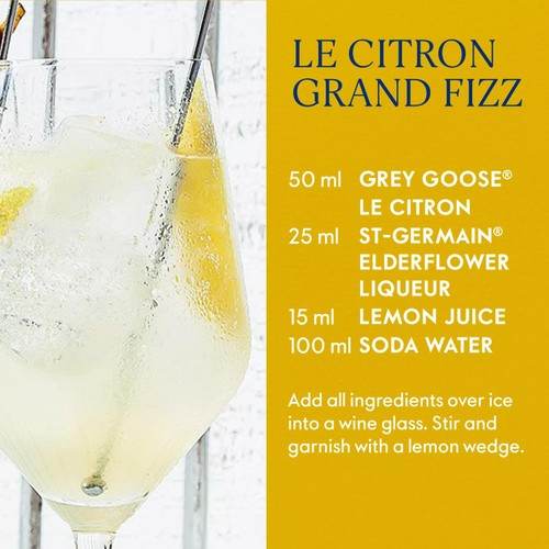 Grey Goose Le Citron Premium Flavoured Vodka