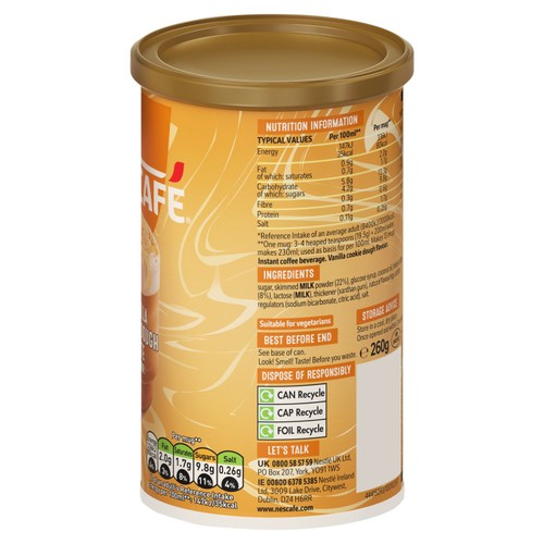 Nescafe Latte Vanilla Cookie Dough