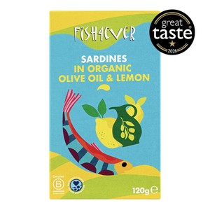 Fish 4 Ever Whole Sardines in Organic Lemon & Olive Oil