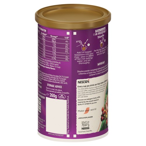 Nescafe Mocha Chocolate Hazelnut