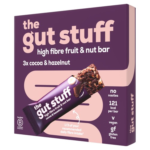 The Gut Stuff Cocoa and Hazelnut bars