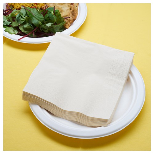 Cream Compostable Paper Napkins