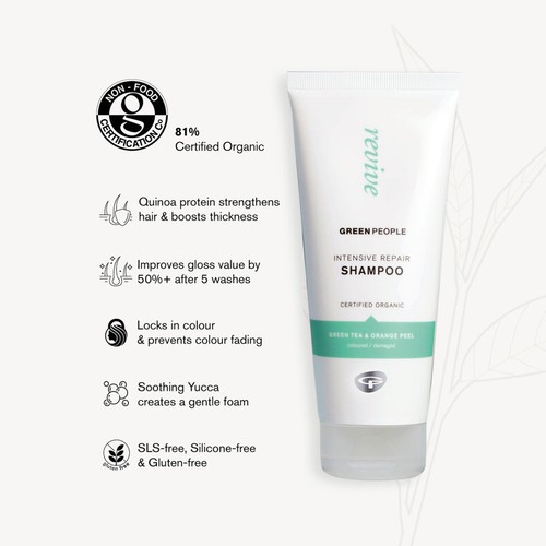 Green People Organic Shampoo, Intensive Repair, Vegan