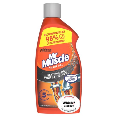 Mr Muscle Power Gel Drain Unblocker