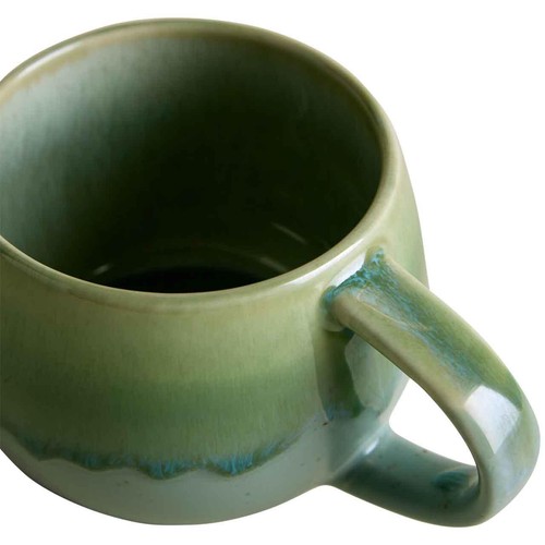 M&S Reactive Glaze Hug Mug, Green