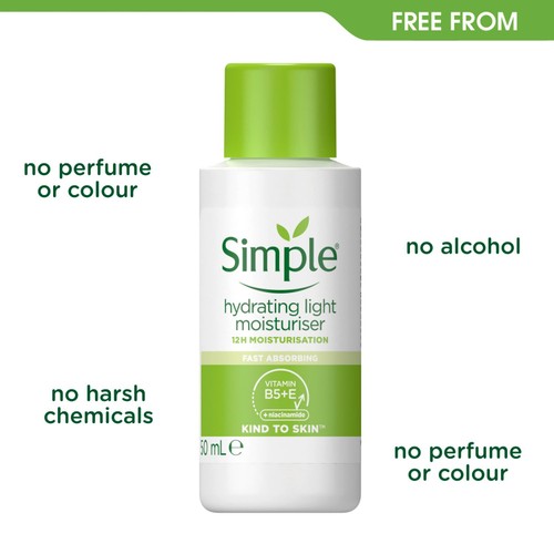 Simple Hydrating Light Moisturiser Travel Size