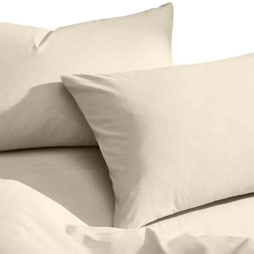 M&S Cotton Rich Pillowcases, Light Cream