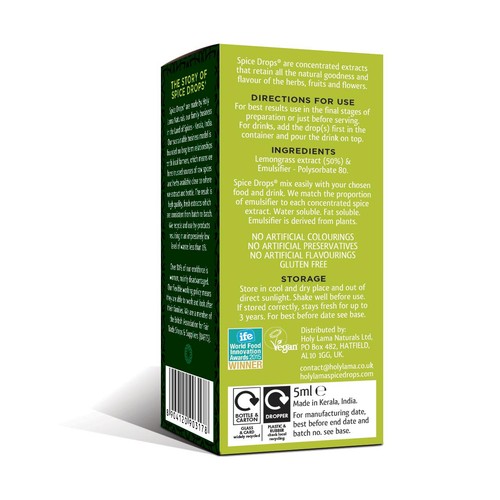 Spice Drops Concentrated Natural Lemongrass Extract