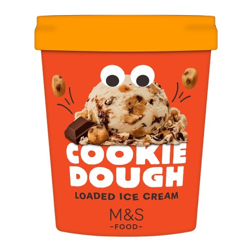 M&S Cookie Dough Loaded Ice Cream