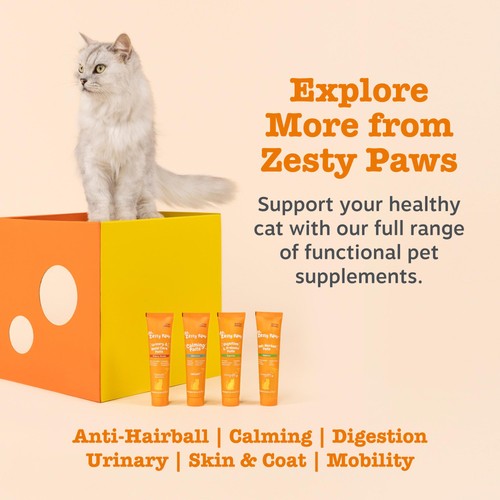 Zesty Paws Anti-Hairball Paste For Cat