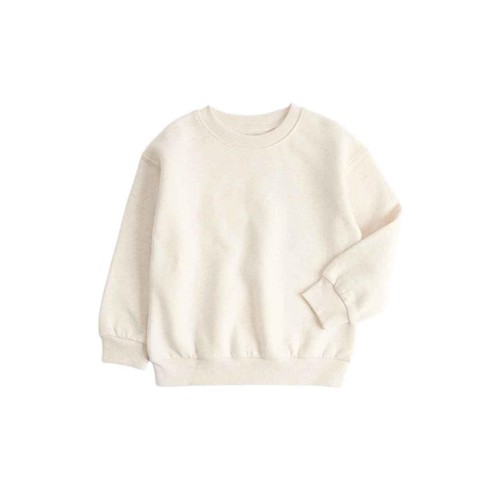 M&S Plain Sweatshirt, 6-7 Y, Light Natural