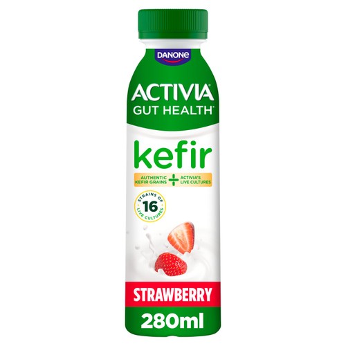 Activia Kefir Strawberry Gut Health Fruit Yoghurt Drink