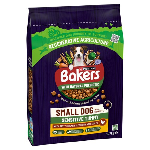 Bakers Small Dog Sensitive Tummy Chicken & Veg Dry Dog Food