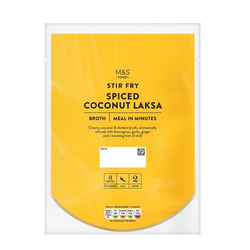 M&S Spiced Coconut Laksa Broth
