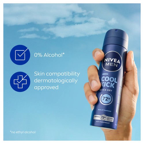 NIVEA Men Cool Kick Anti-perspirant Deodorant Spray